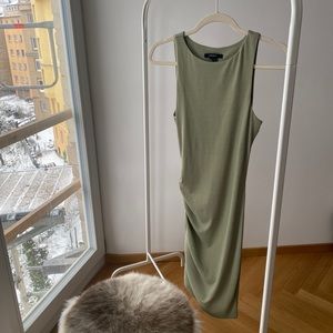 Olive Green Body-Hugging Forever 21 Dress